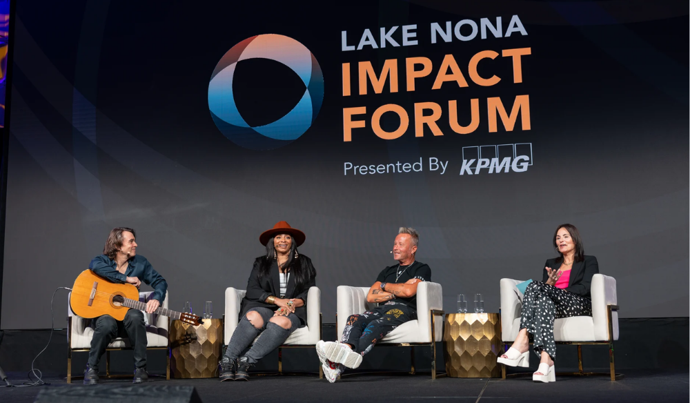 Panel discussion at the Lake Nona Impact Forum