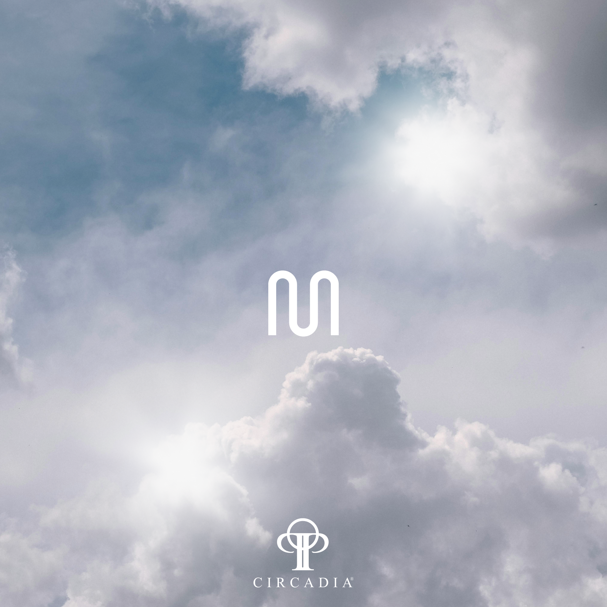 Oncology playlist artwork, soft sunlit clouds