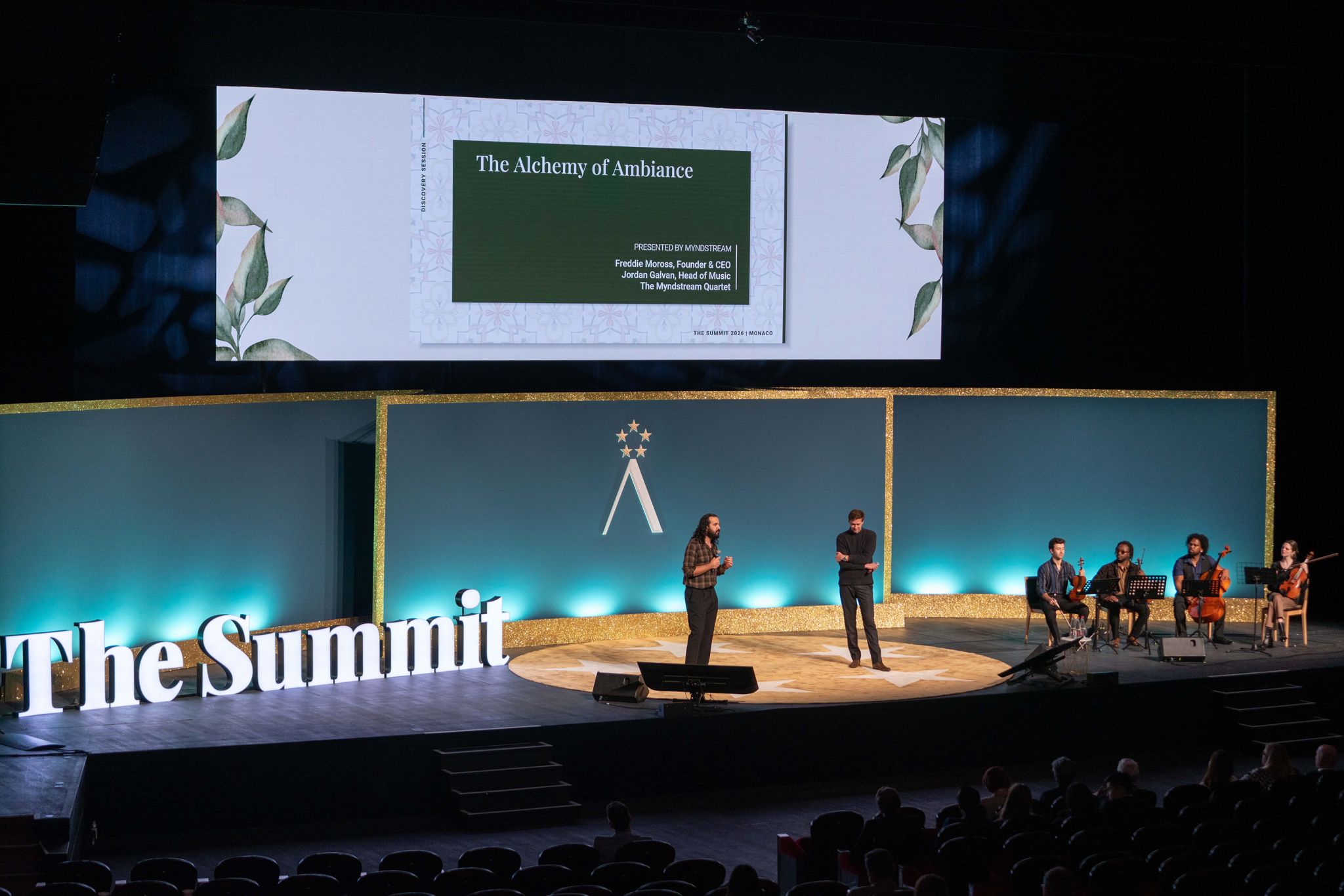 Stage view at The Summit conference