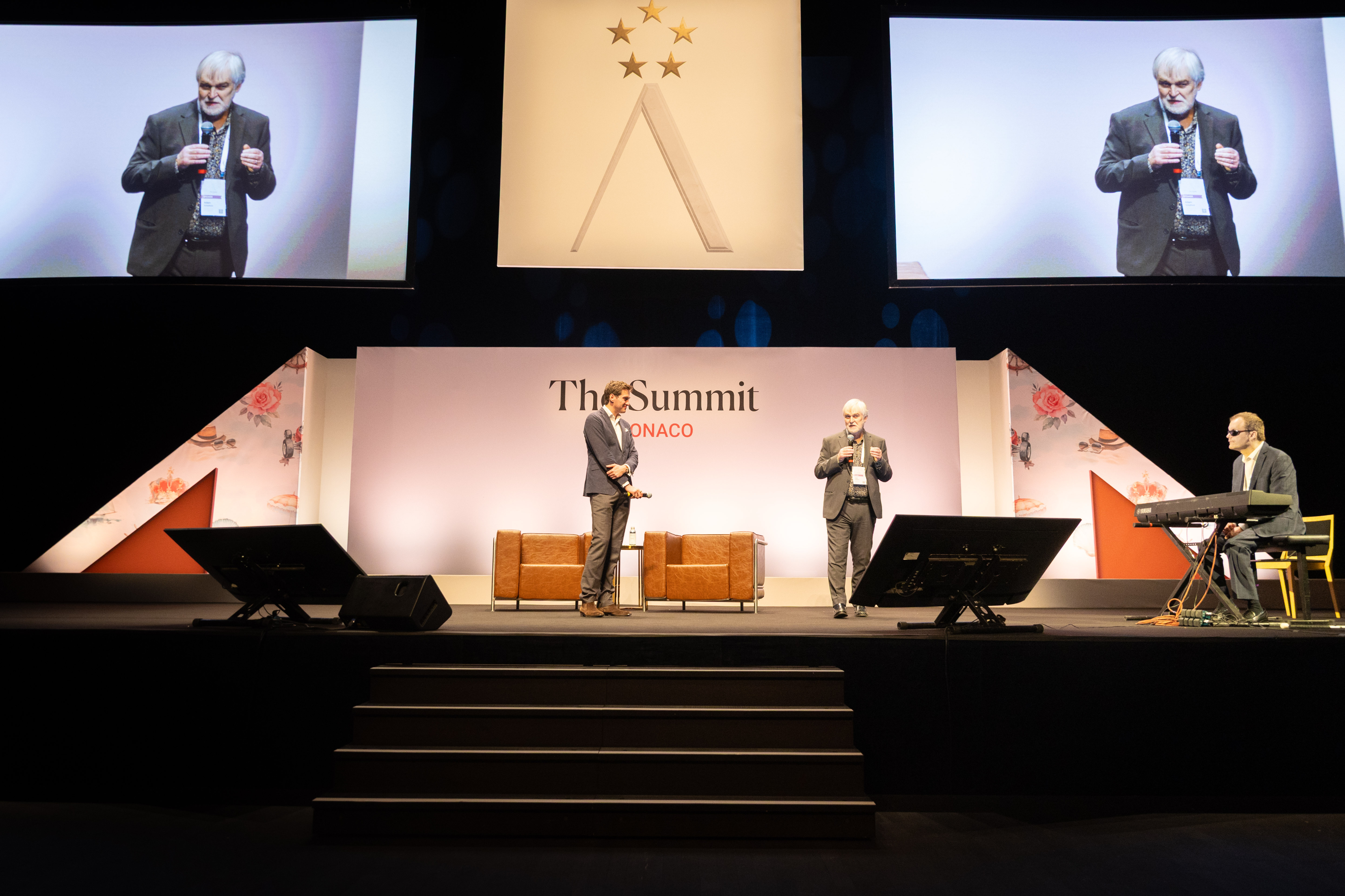 Presenters on stage at The Summit