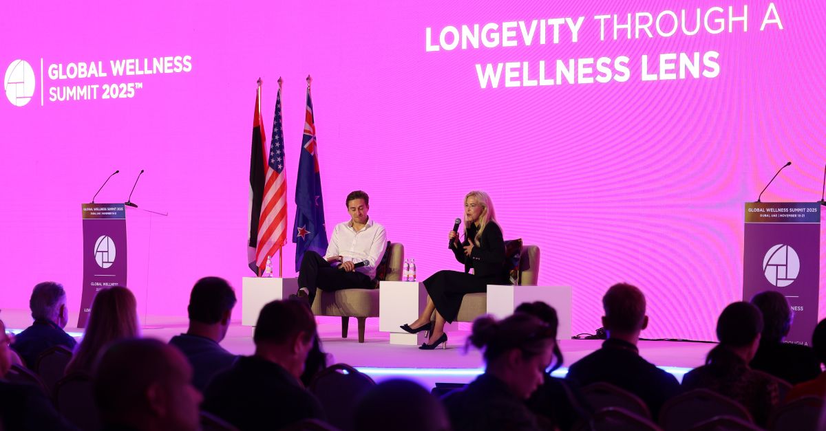 Panel at the Global Wellness Summit discussing longevity through a wellness lens